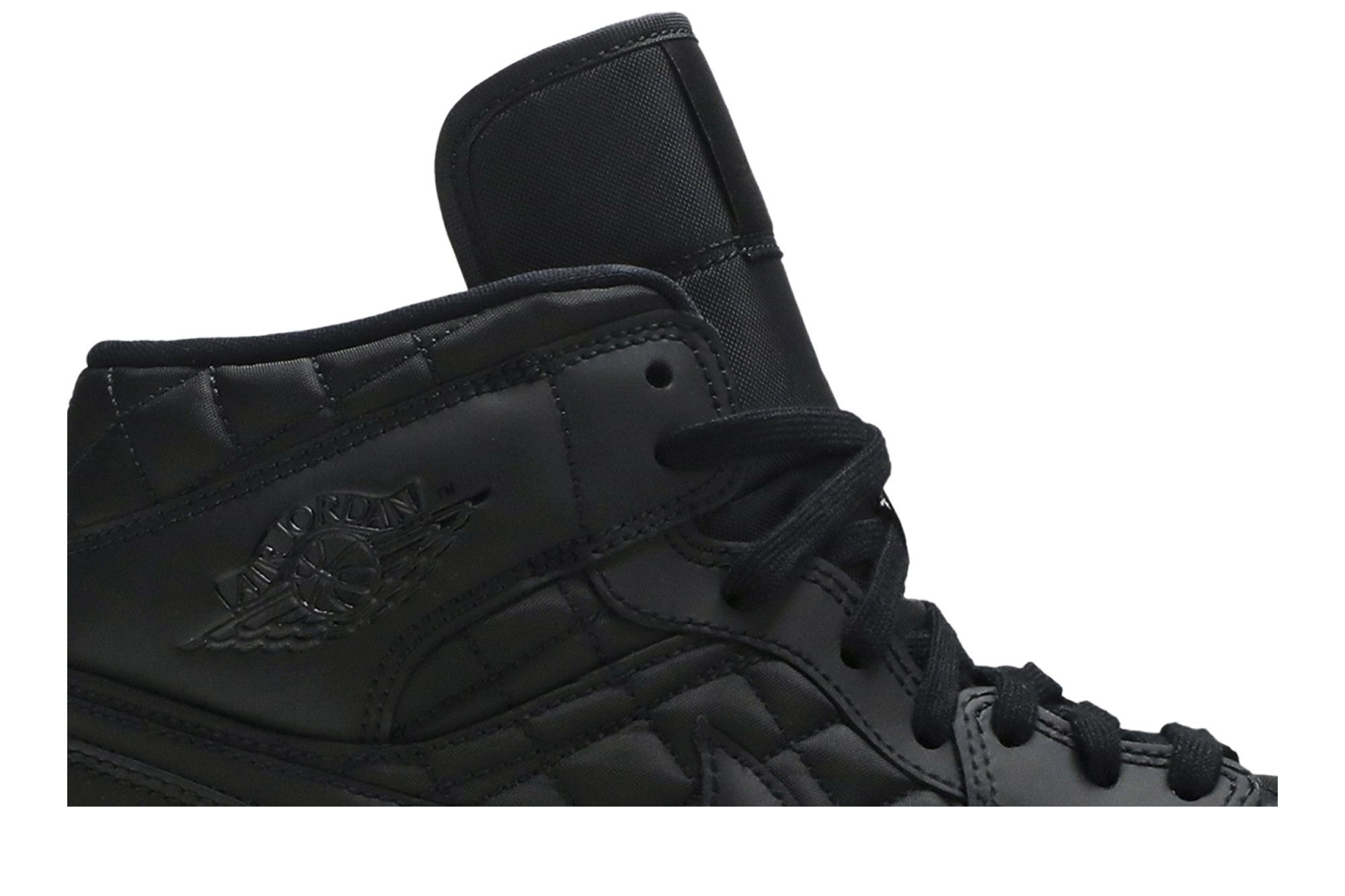 Wmns Air Jordan 1 Mid SE 'Black Quilted' - 2