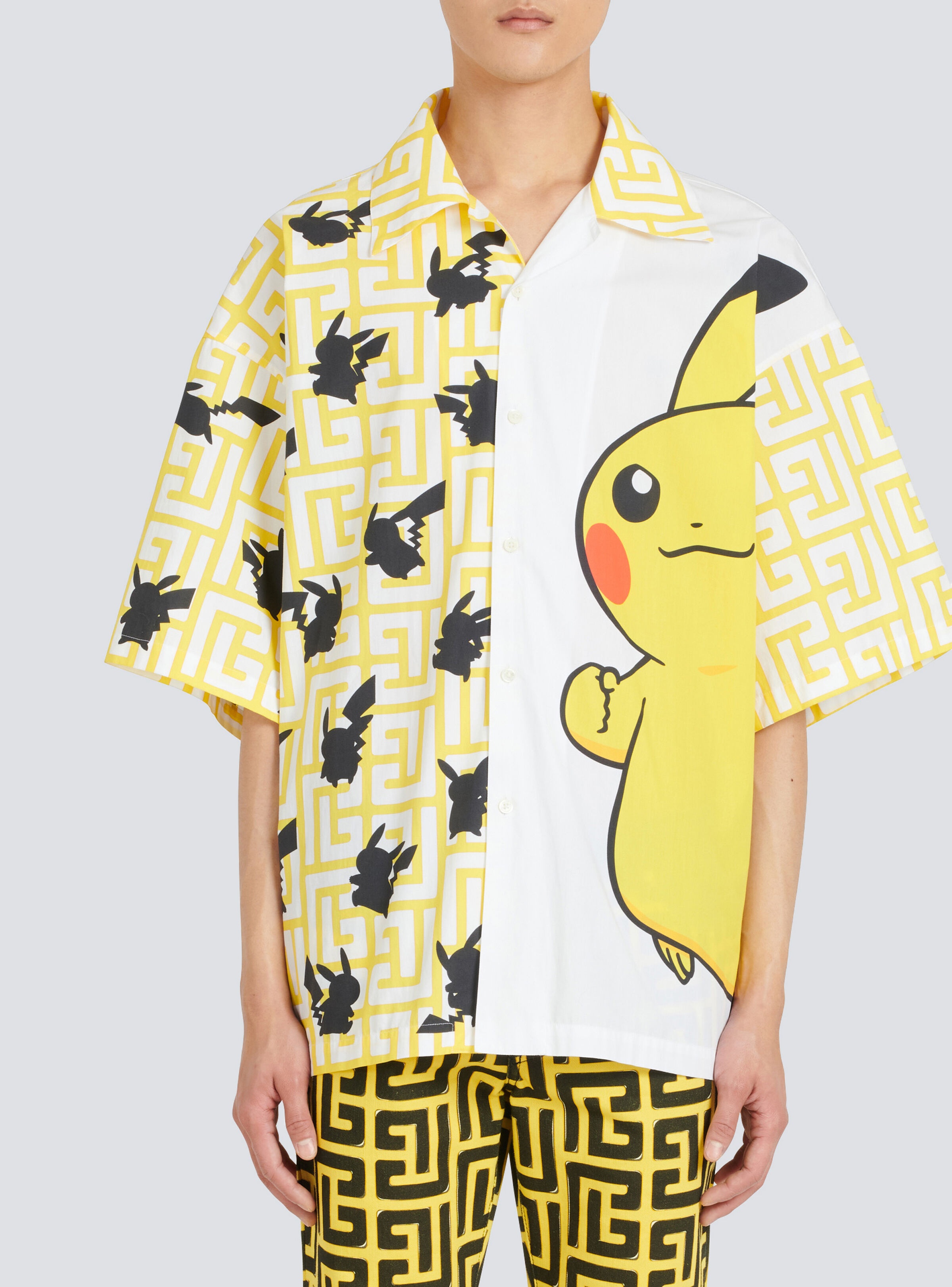 Unisex - Oversized Pokémon print shirt - 6