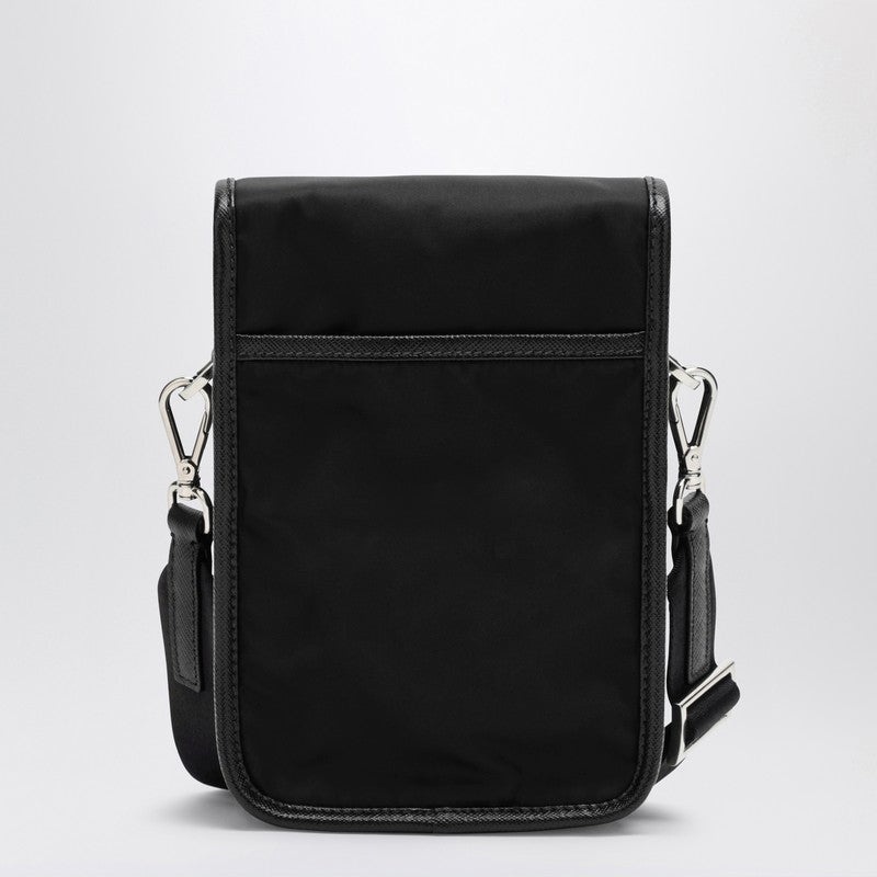 PRADA 黒 メッセンジャーバッグ Prada Prada Small Messenger Bag In Black Re-Nylon Men