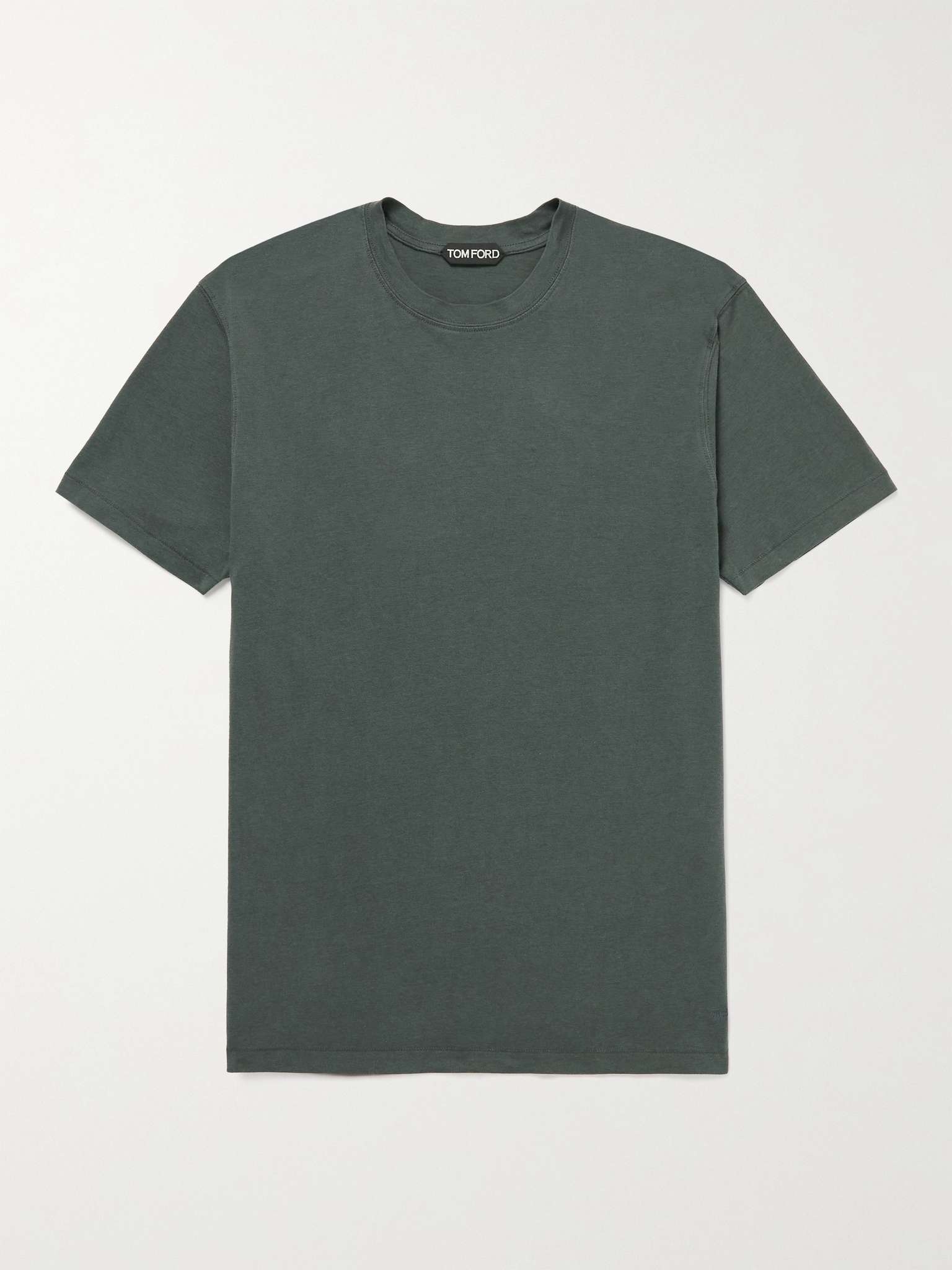 Lyocell and Cotton-Blend Jersey T-Shirt - 1