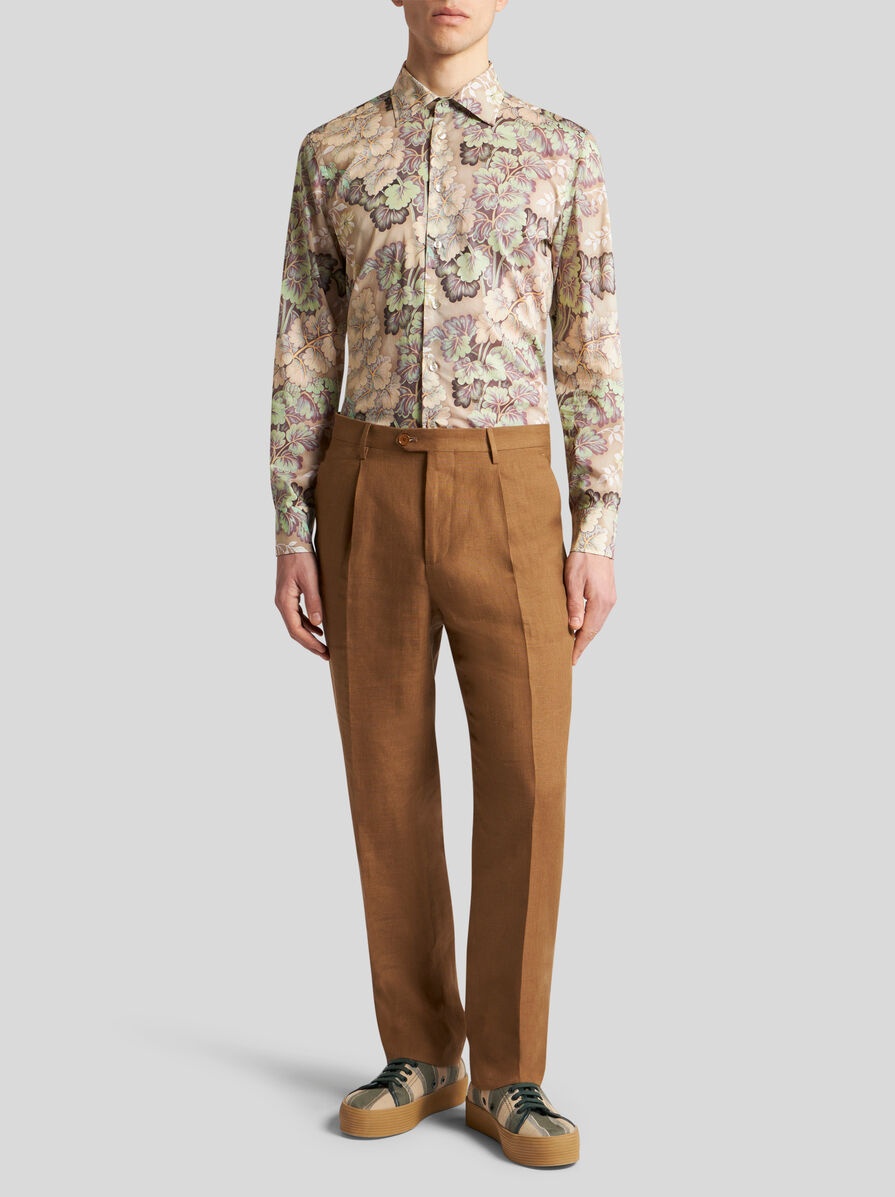 TAILORED LINEN TROUSERS - 4
