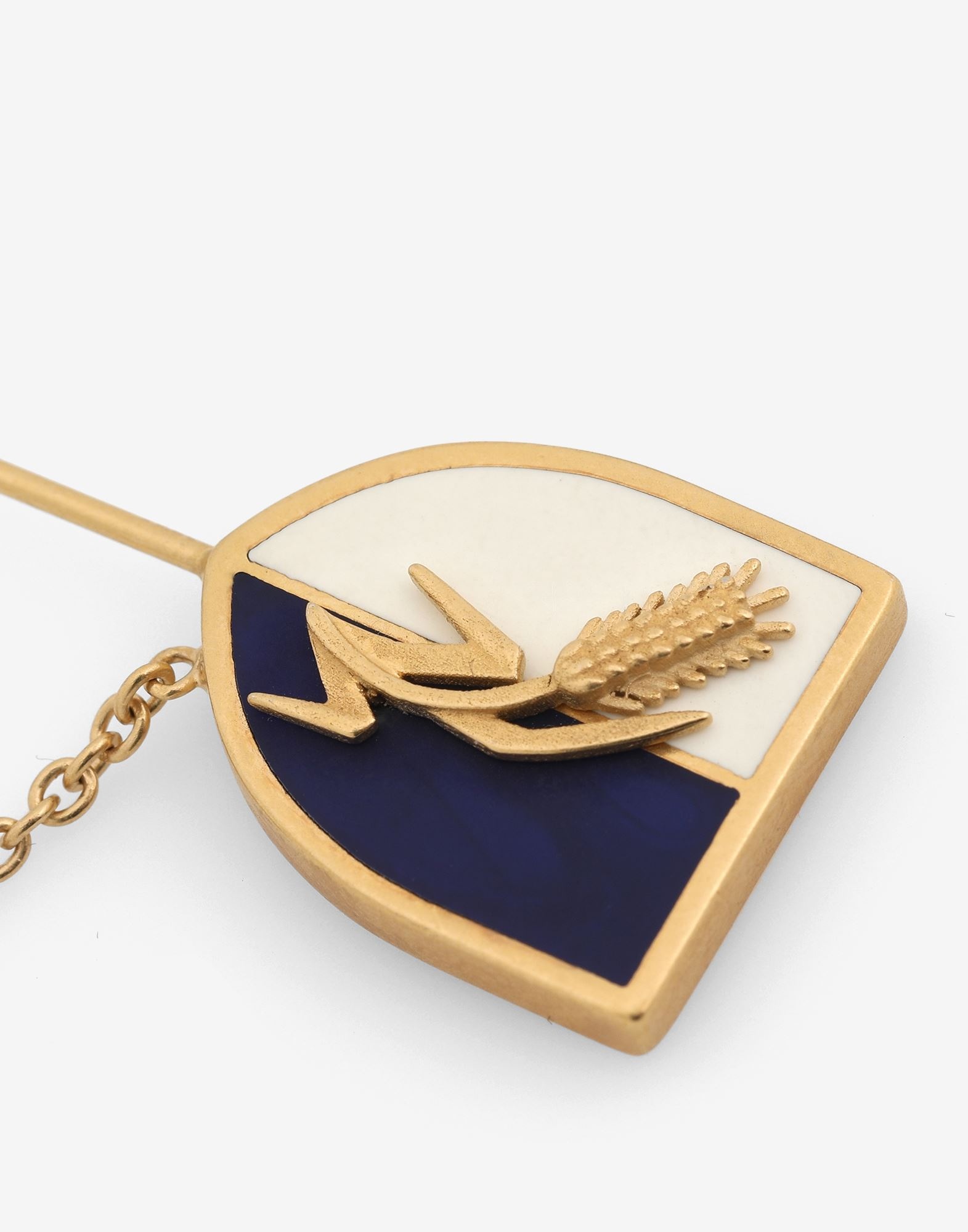 Craftsmanship enamel brooch - 3
