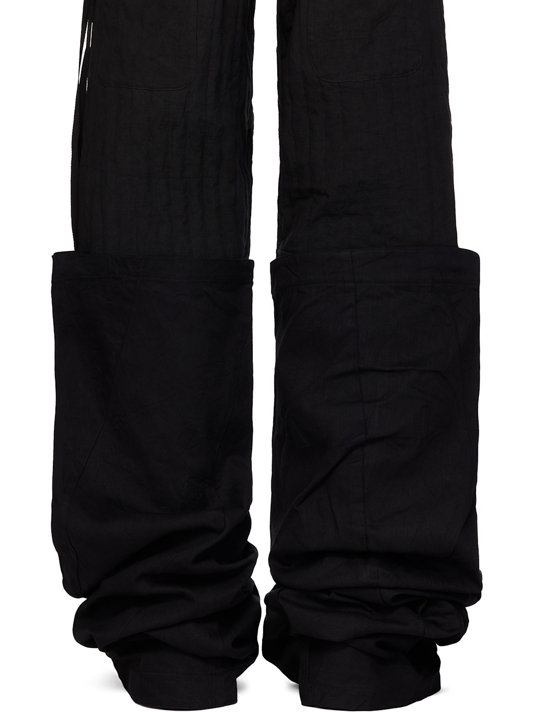 Black Denim Leg Covers - 2