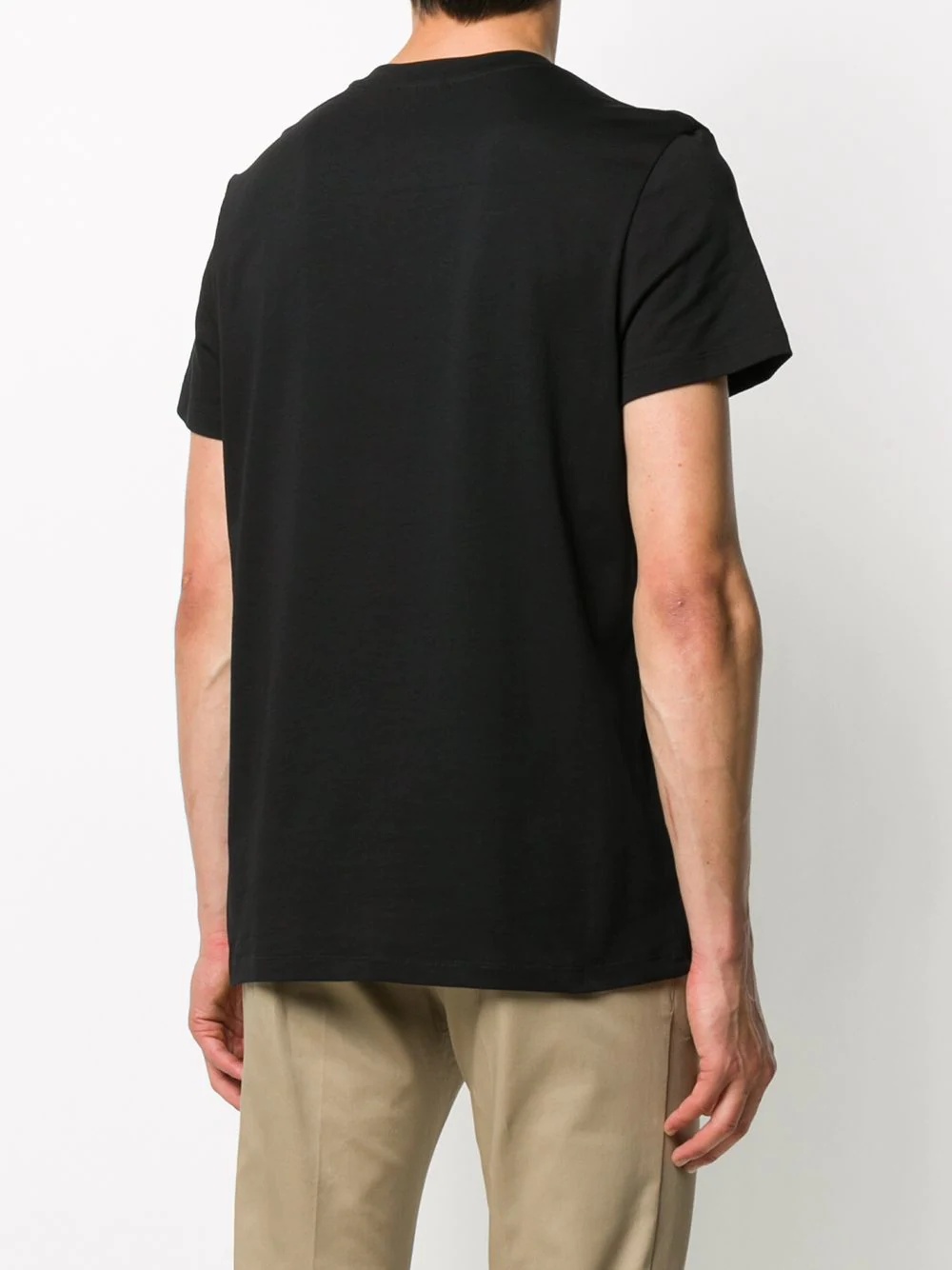 hidden logo crew neck T-shirt - 4