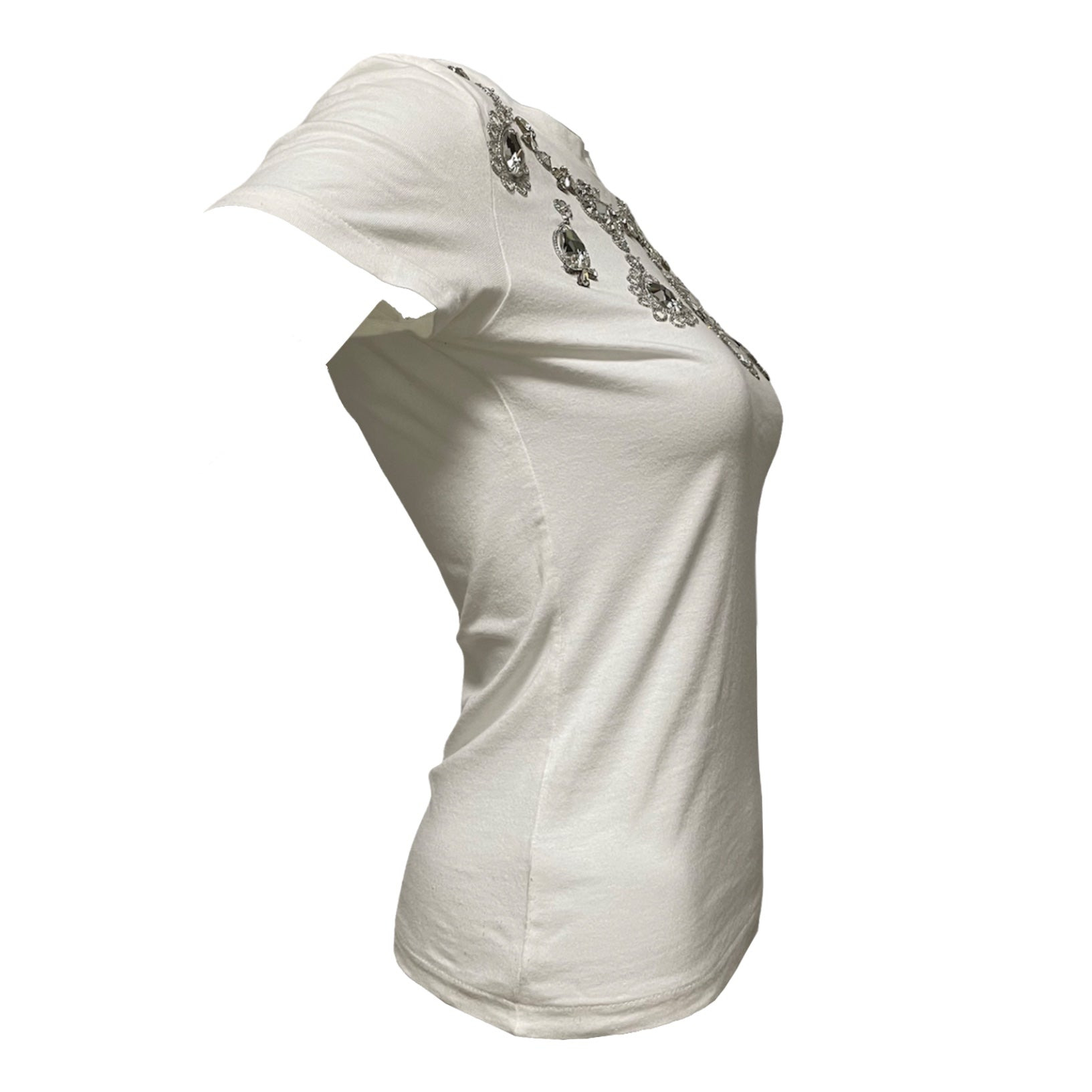 CHRISTIAN DIOR Fall Winter 2002 Crystal Embellished T-Shirt - 3