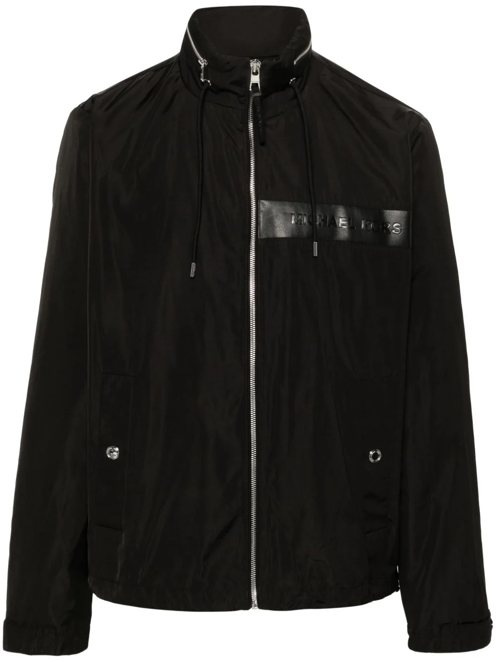 logo-debossed windbreaker - 1