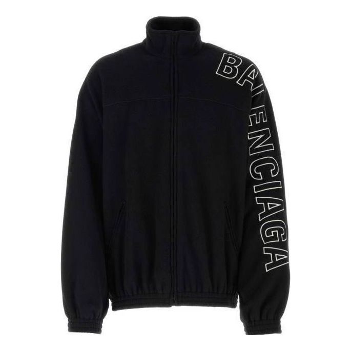 Balenciaga Outline Tracksuit Jacket 'Black' 755106TJQ321000 - 1