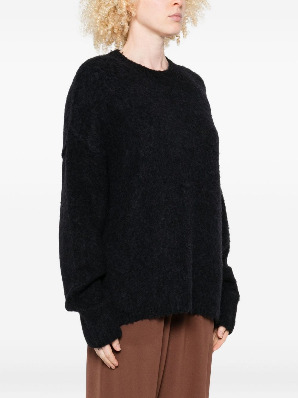 alpaca-blend sweater - 3