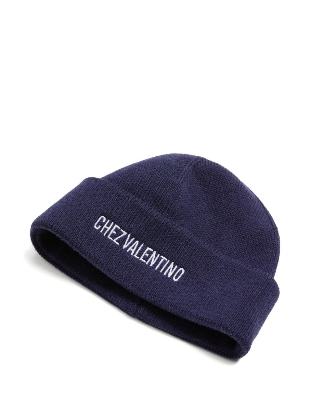 Chez Valentino cotton and wool beanie - 4