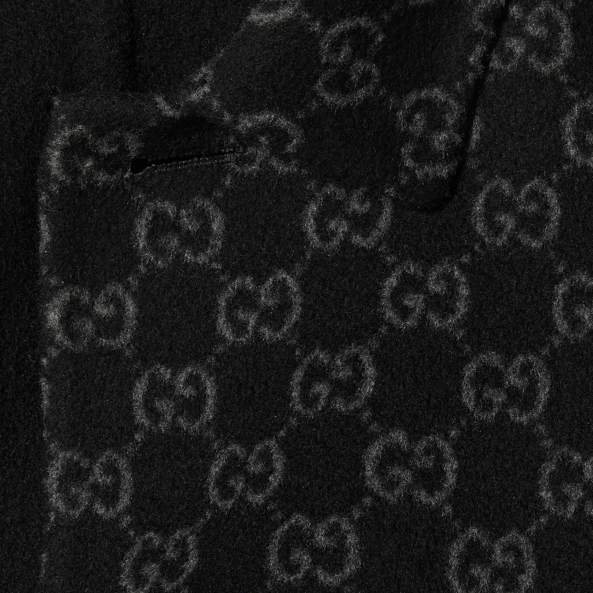 Reversible GG silk wool coat - 9