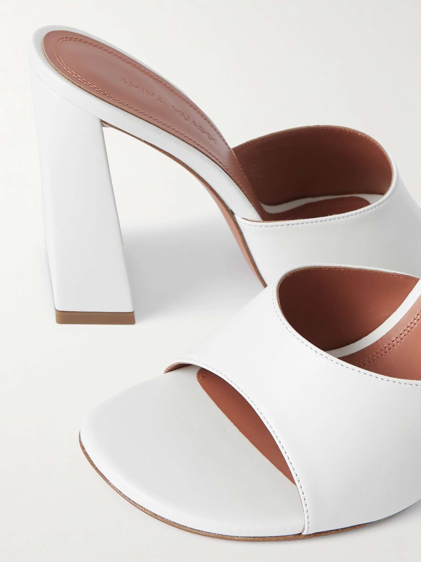 Brigitte leather mules - 4