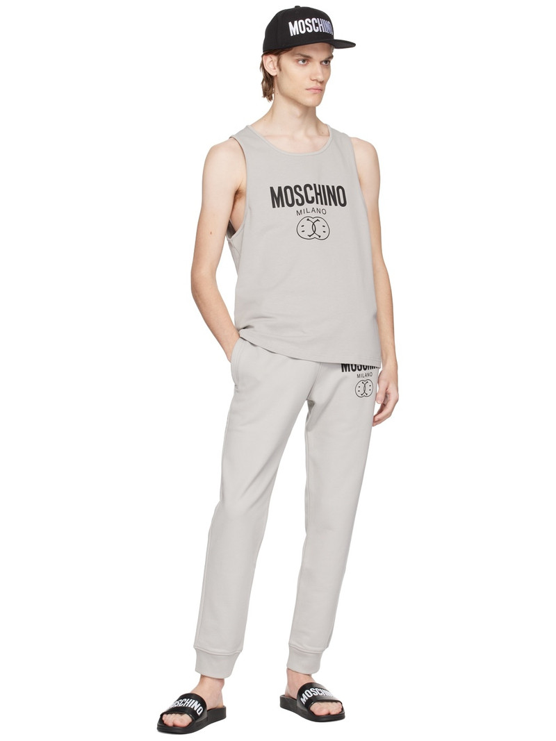 Gray Printed Lounge Pants 4