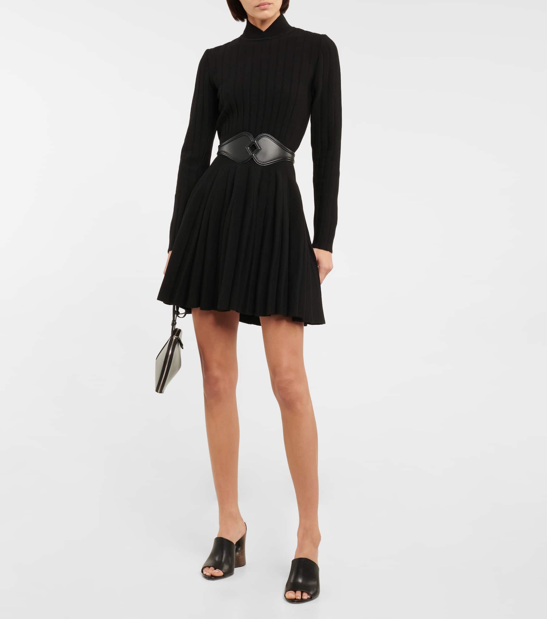 Wool-blend minidress - 2