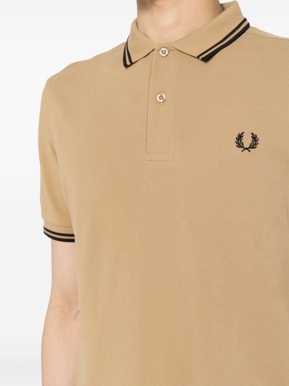 Laurel Wreath-embroidered polo shirt - 5