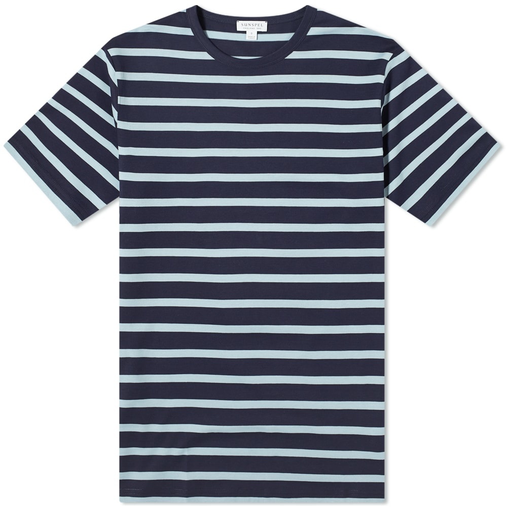 Sunspel Breton Stripe Tee - 1