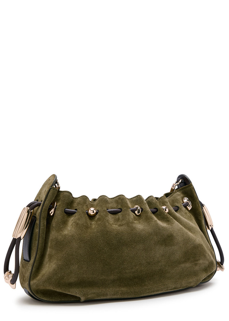Zimmermann Zimmermann Halcyon Embellished Suede Shoulder bag outlook