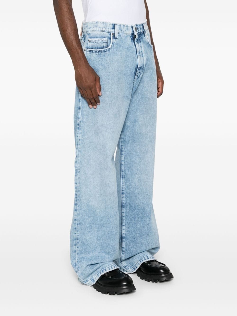 mid-rise straight-leg jeans - 3