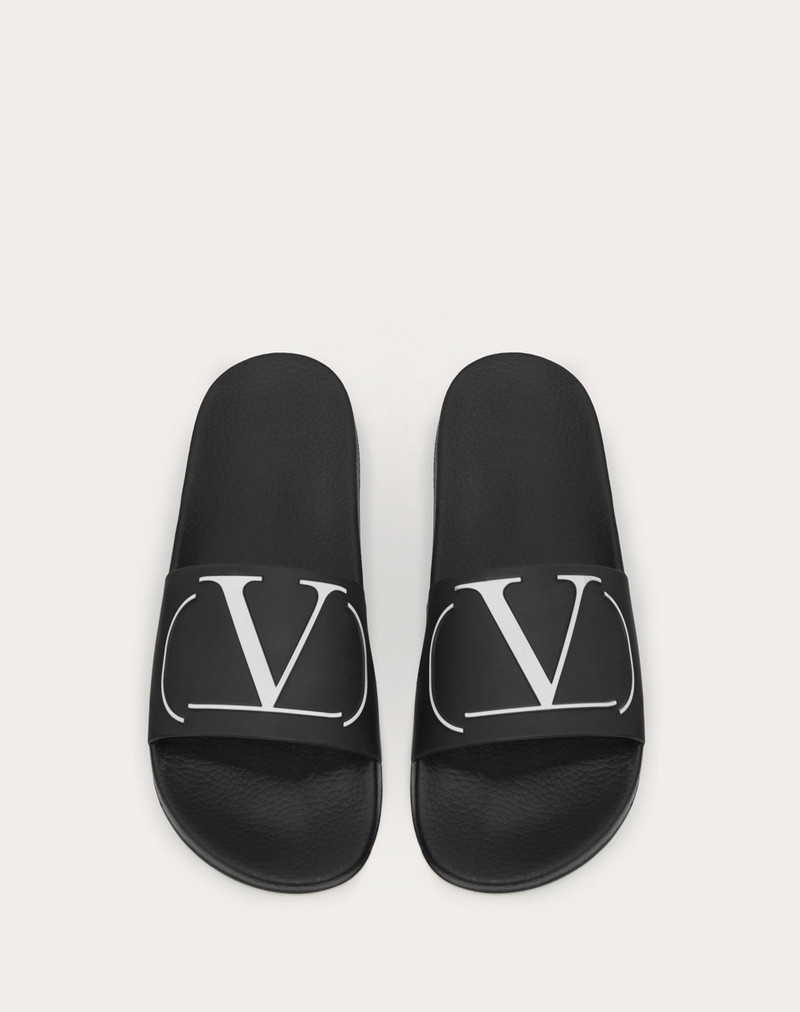 VLogo Signature Rubber Slide Sandal 4