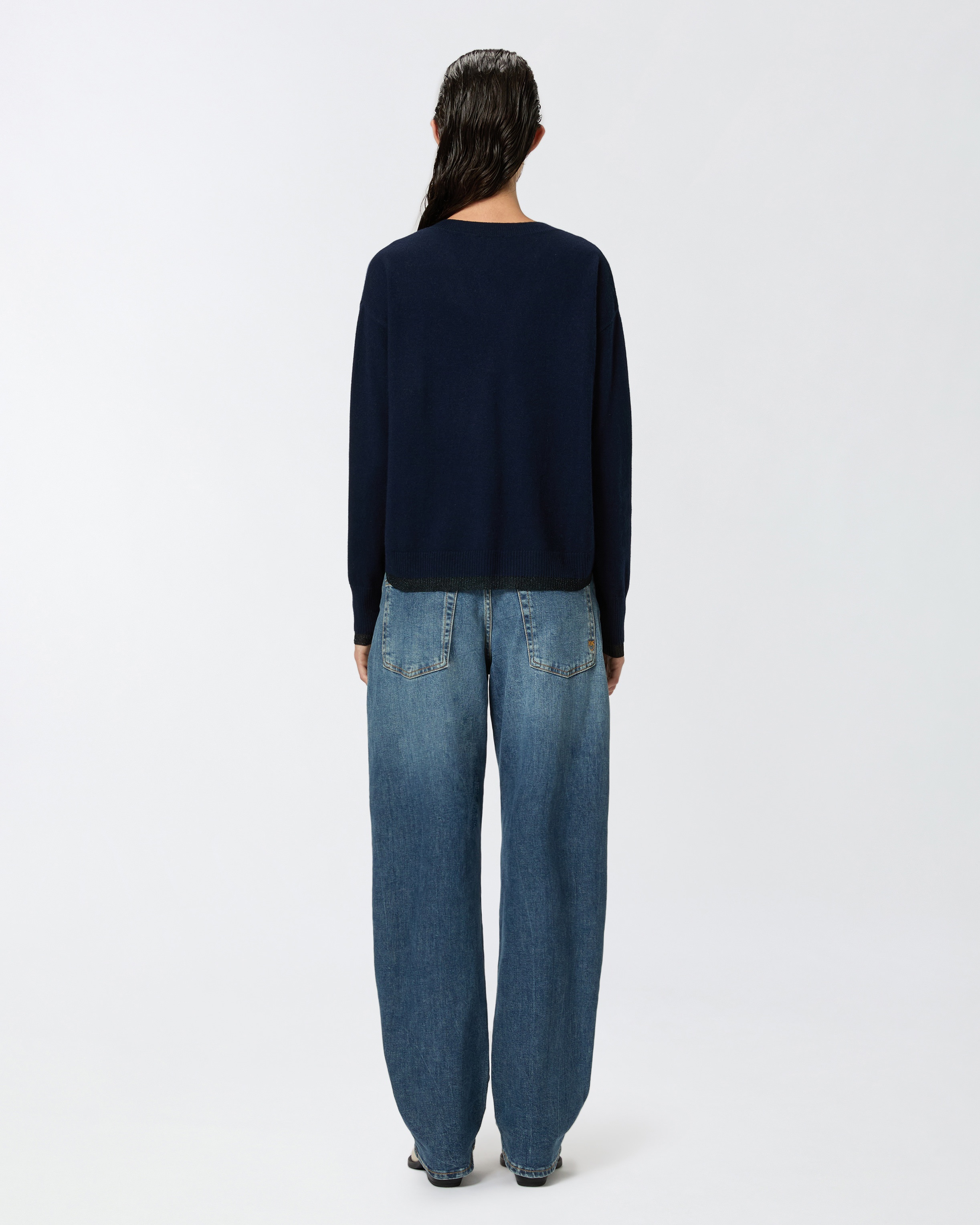 KNIT CASHMERE-BLEND PULLOVER WITH LUREX - 4