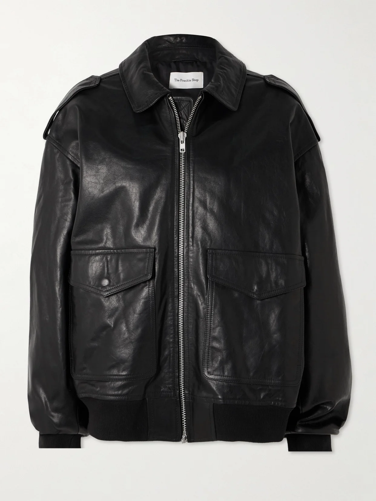 Viper Oversized Leather Jacket - 1