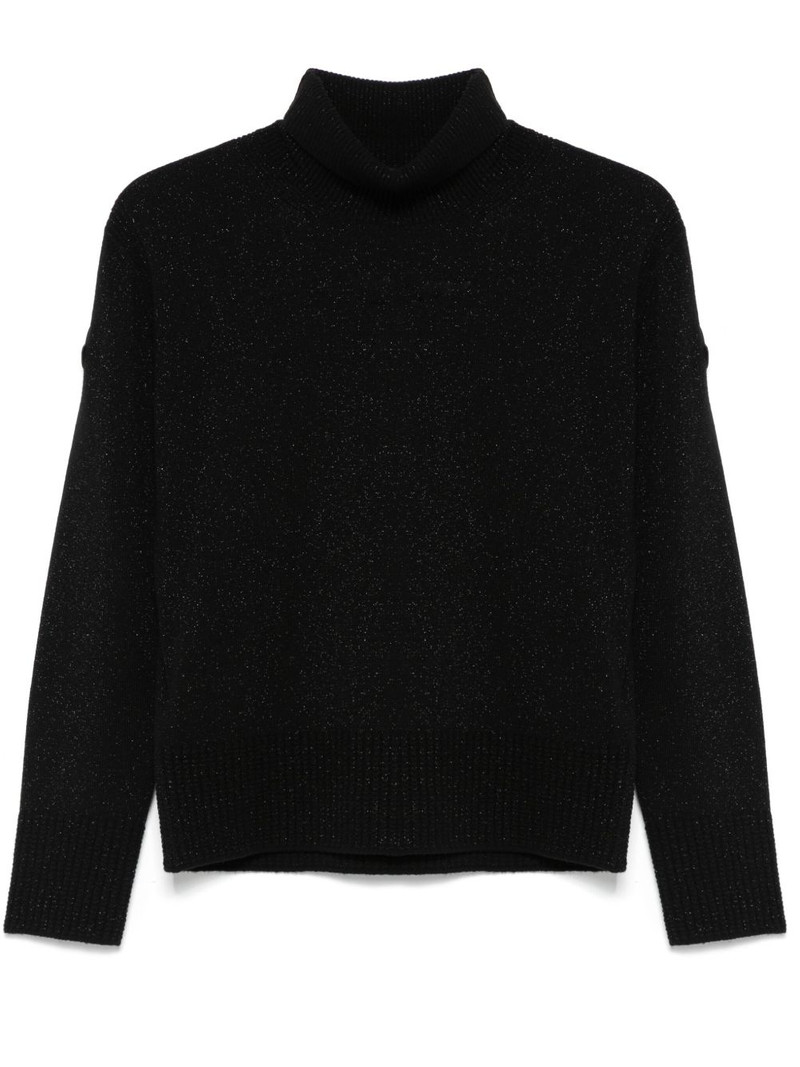 lurex-embellished sweater 1
