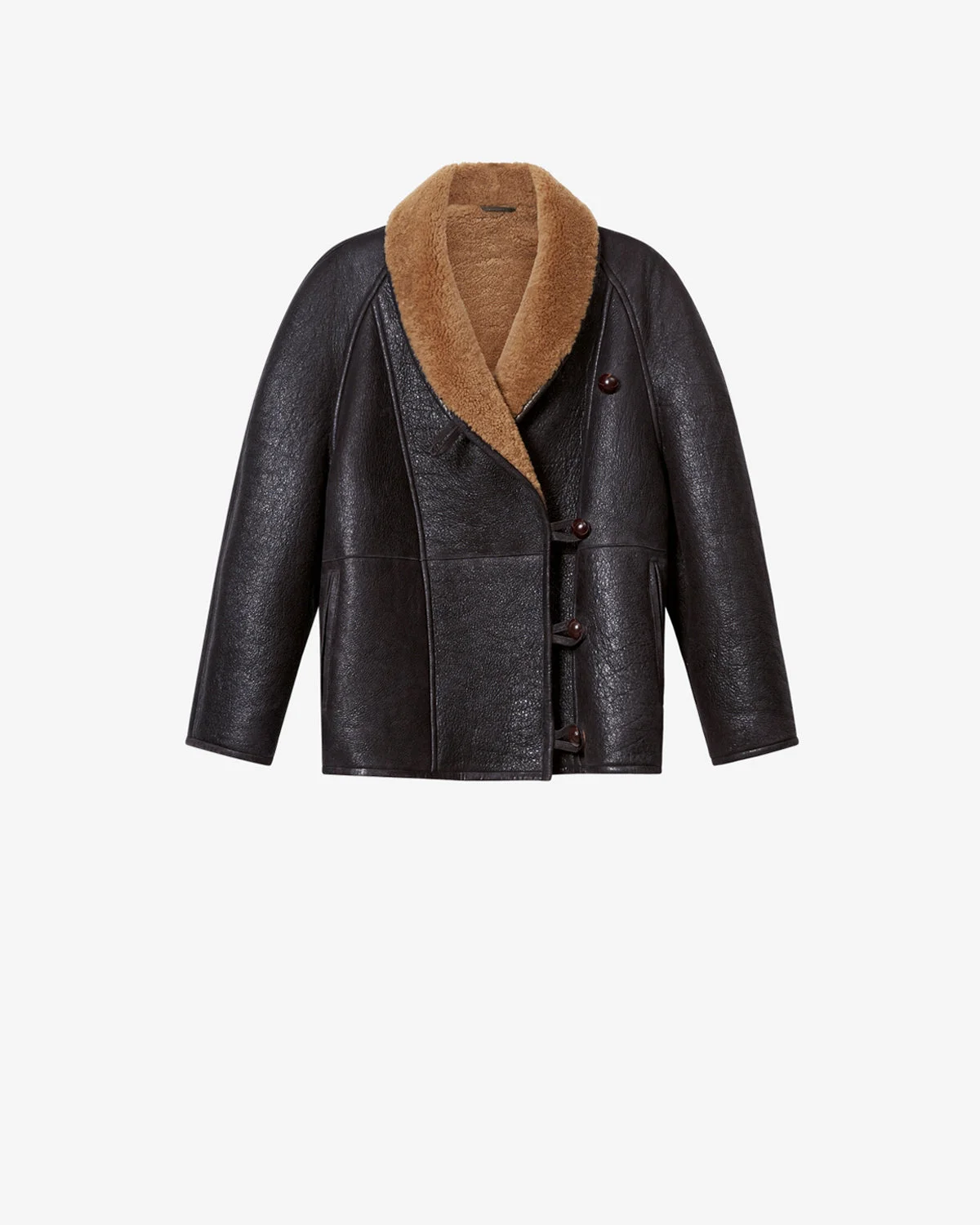 CAMBER SHEARLING COAT - 1