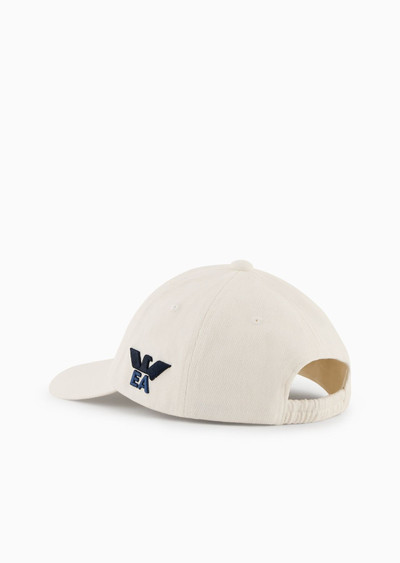 EMPORIO ARMANI Cotton baseball cap with embroidered logo outlook