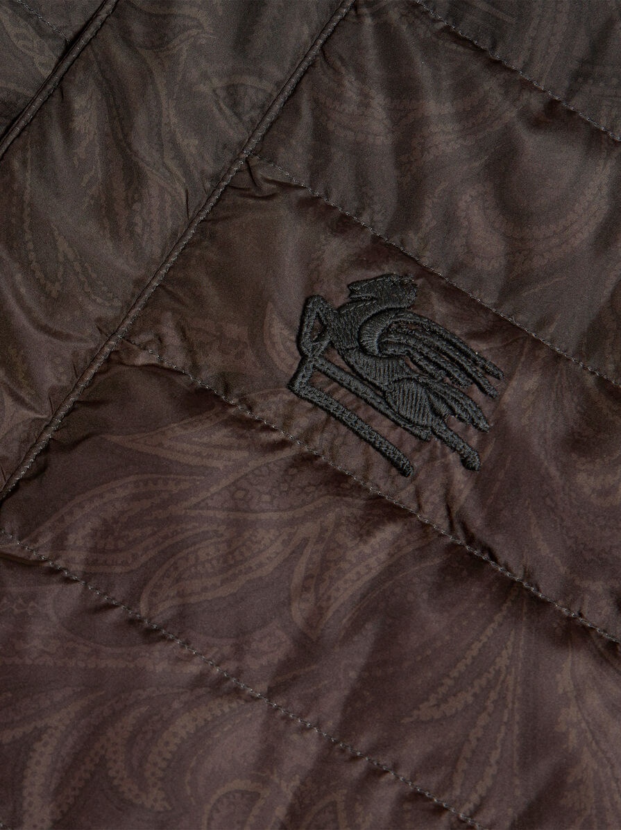 DOWN JACKET WITH PAISLEY PRINT - 6