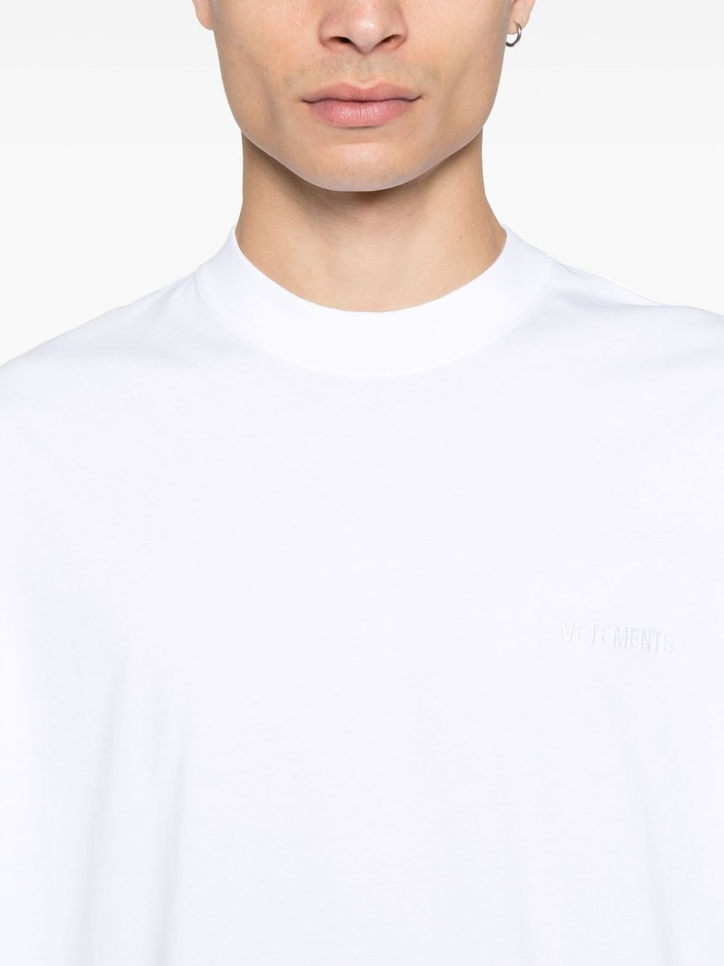 logo-embroidered T-shirt 5