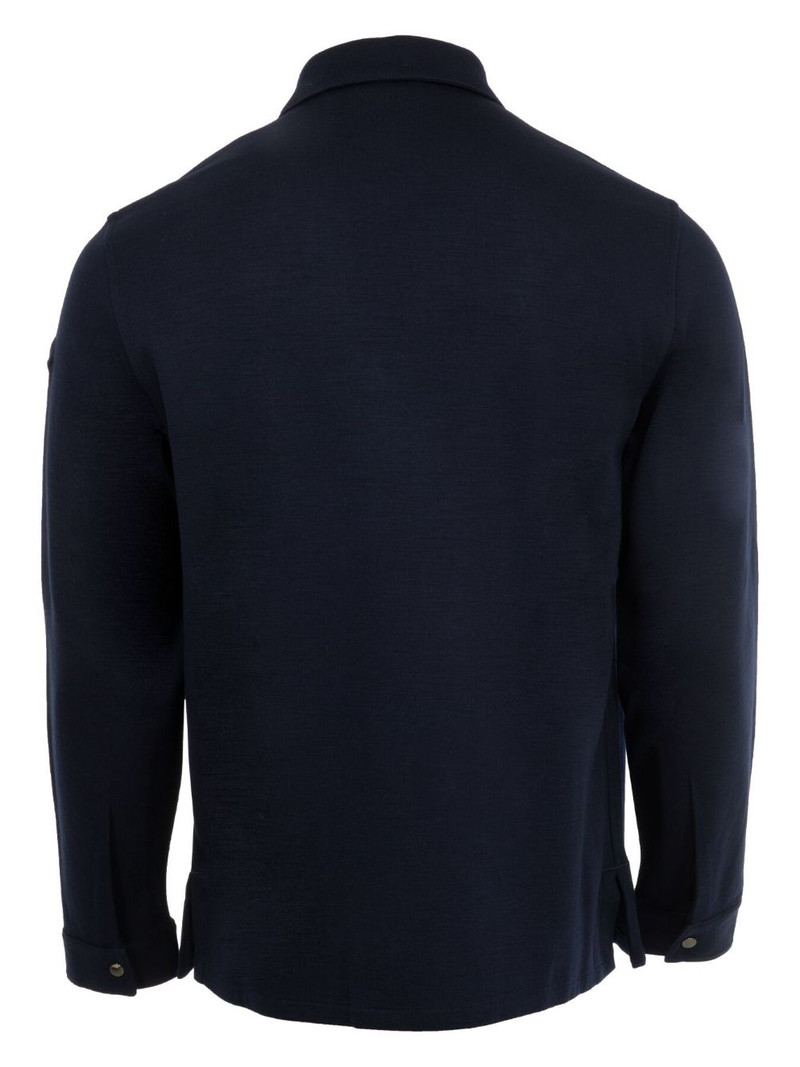 Moncler logo-appliqué shirt outlook
