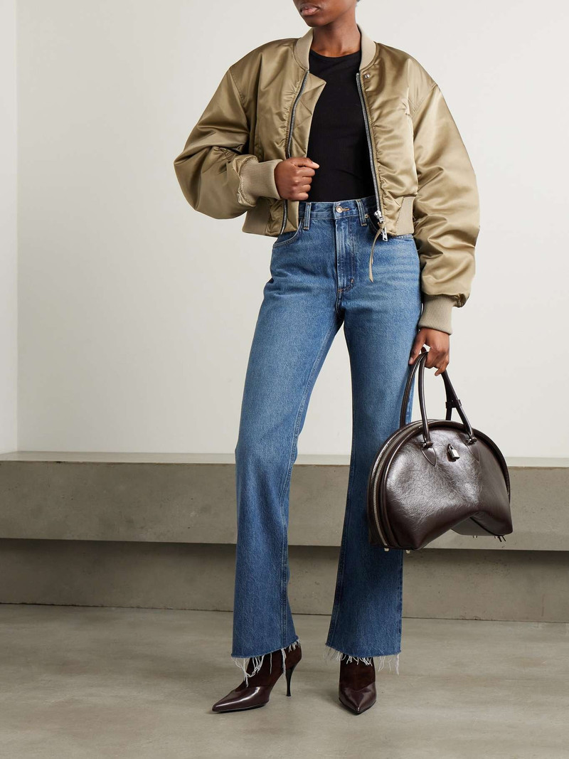 AGOLDE Leena high-rise bootcut jeans Mid denim outlook