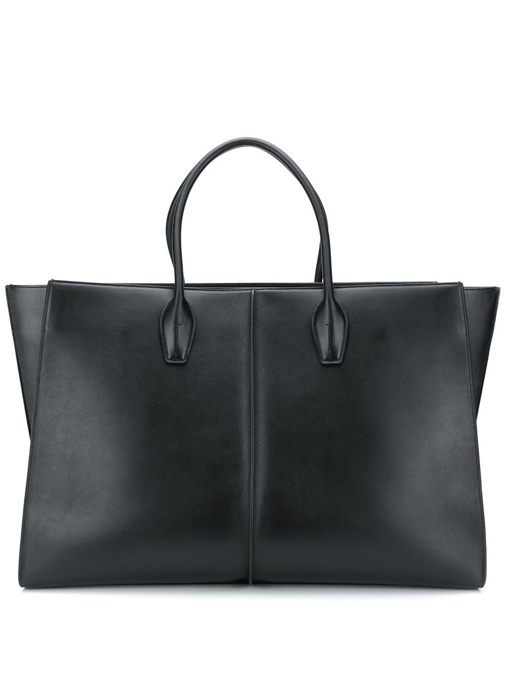 panelled tote bag - 1