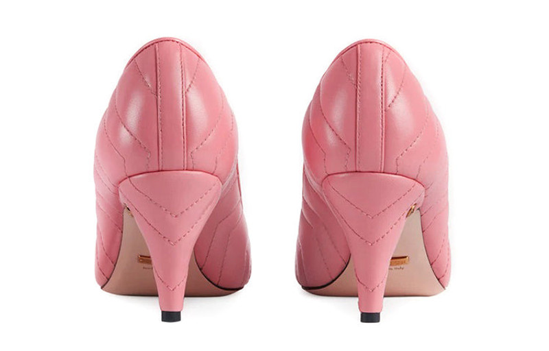 GUCCI Womens matelassé pump outlook