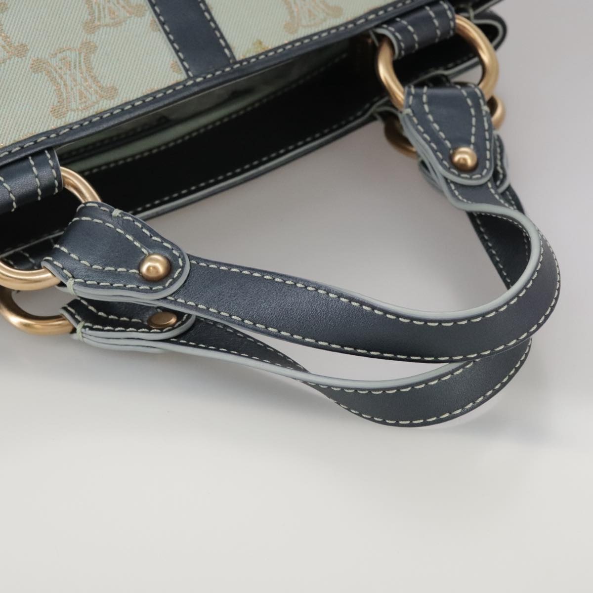CELINE Paris Macadam Canvas Boogie Hand Bag Peppermint - 8