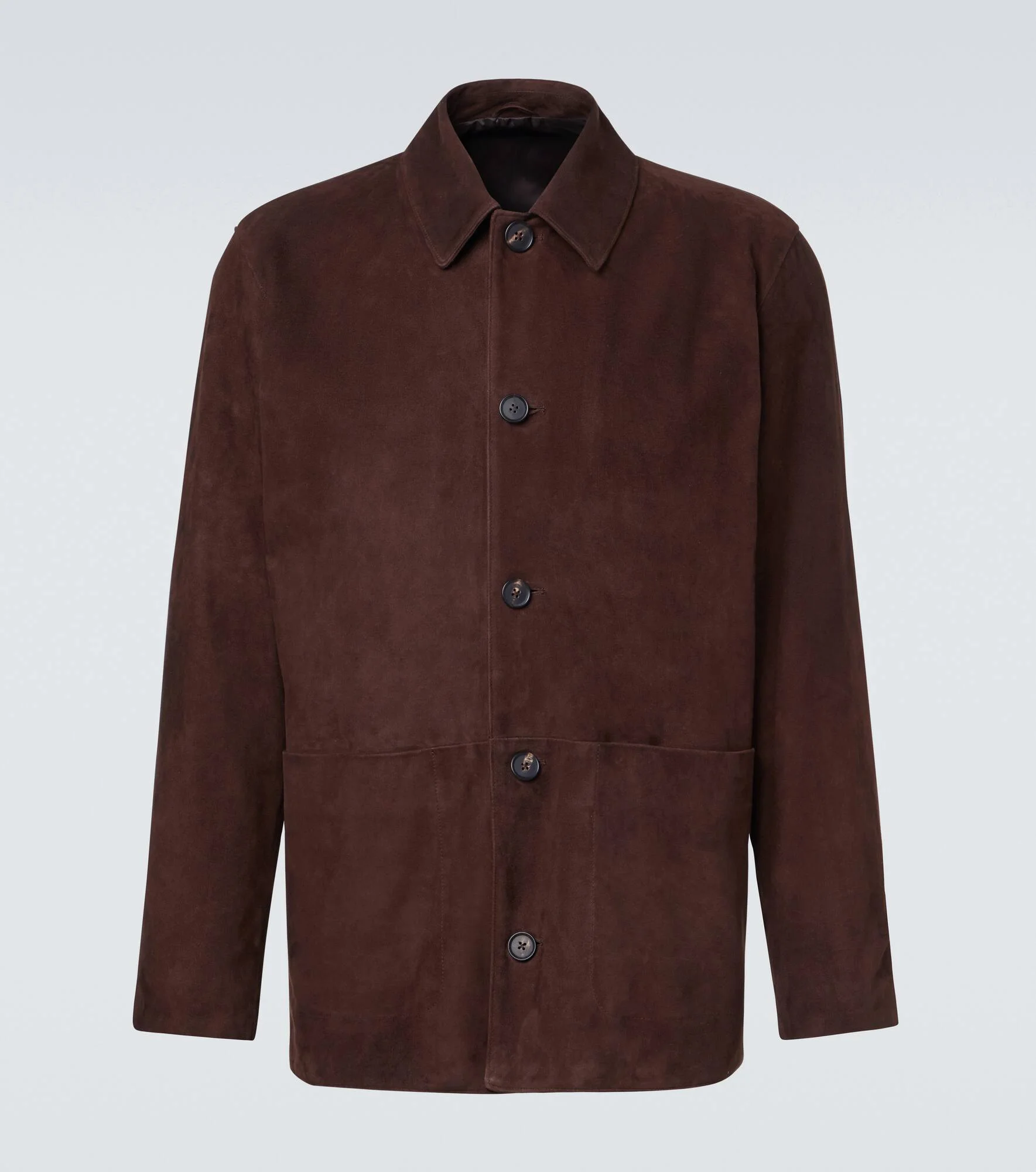 Suede blouson jacket - 1