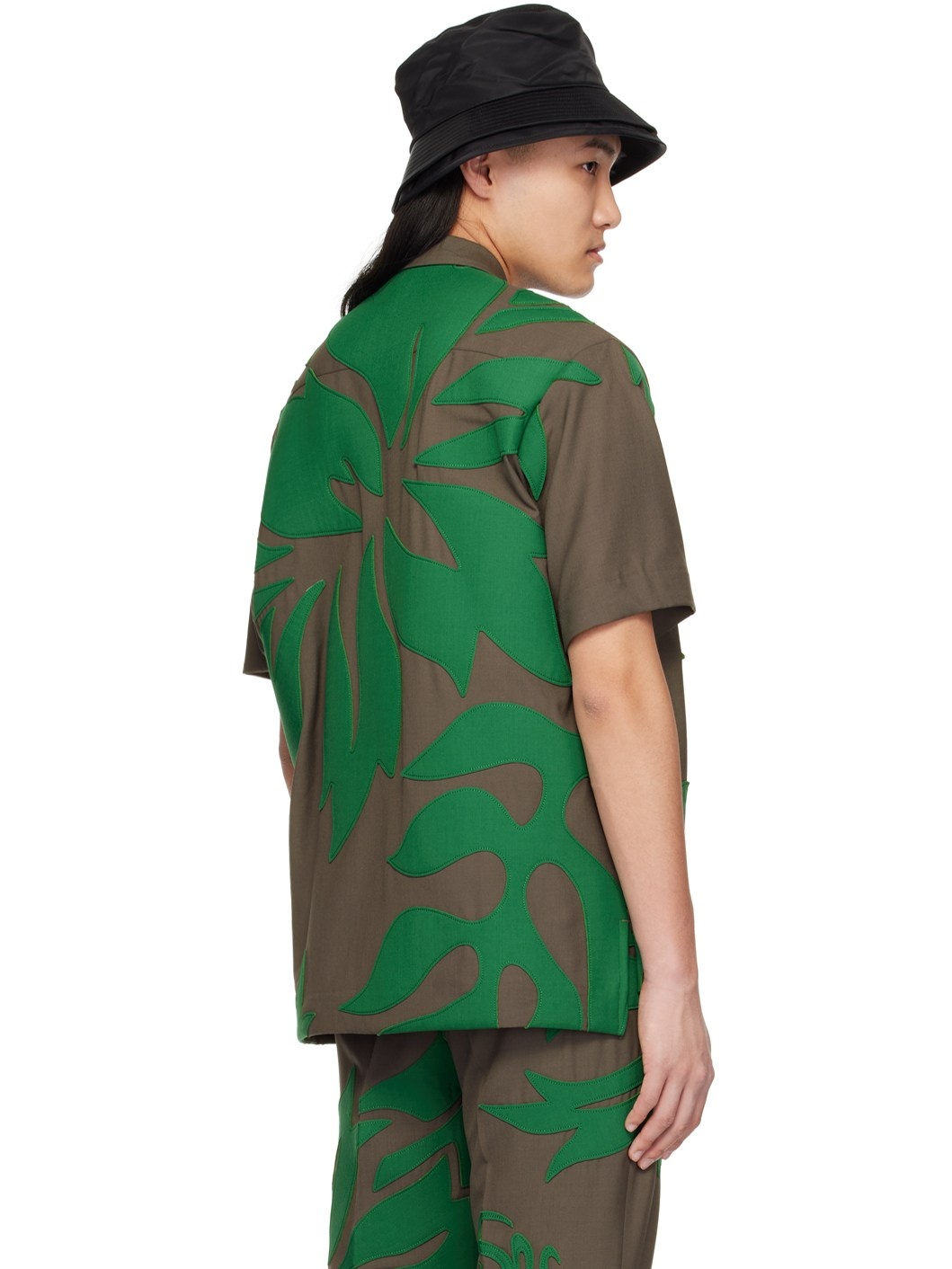 Brown & Green Floral Shirt - 3