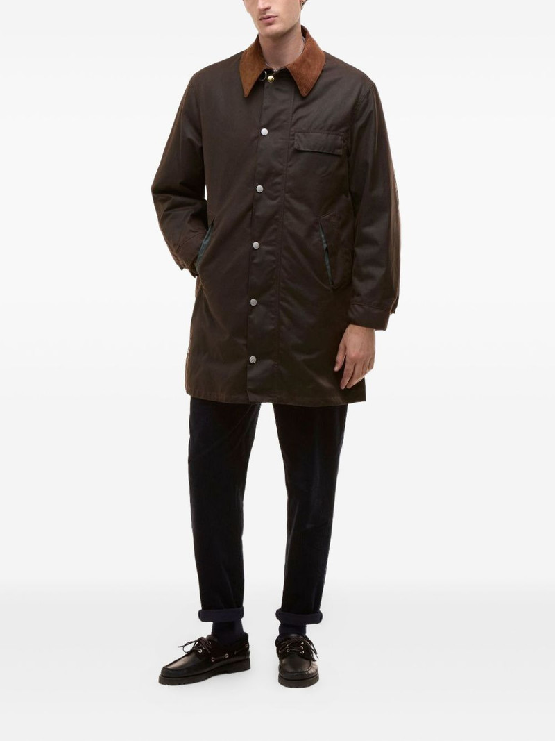 Barbour corduroy-collar jacket outlook