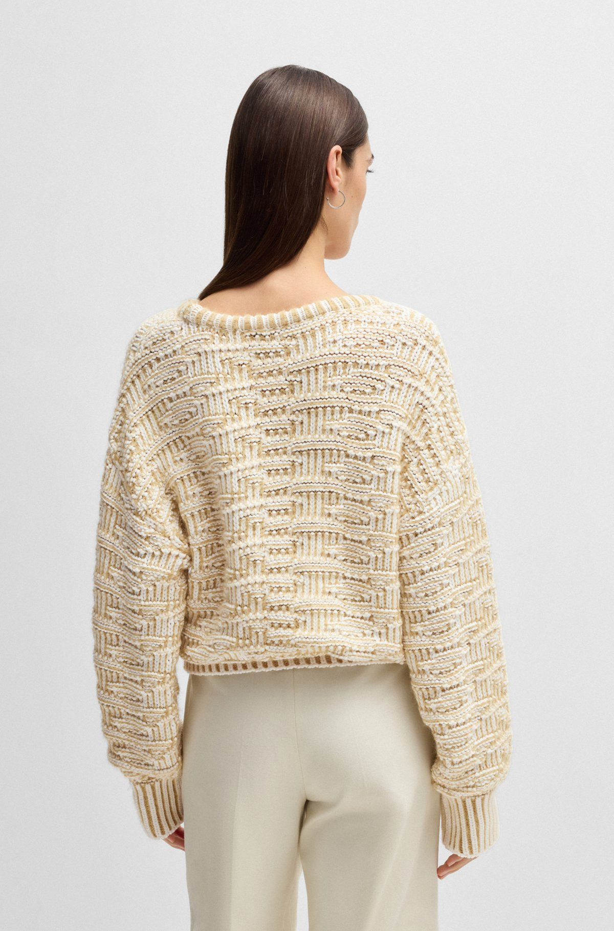 SWEATER WITH 3D KNIT - 4