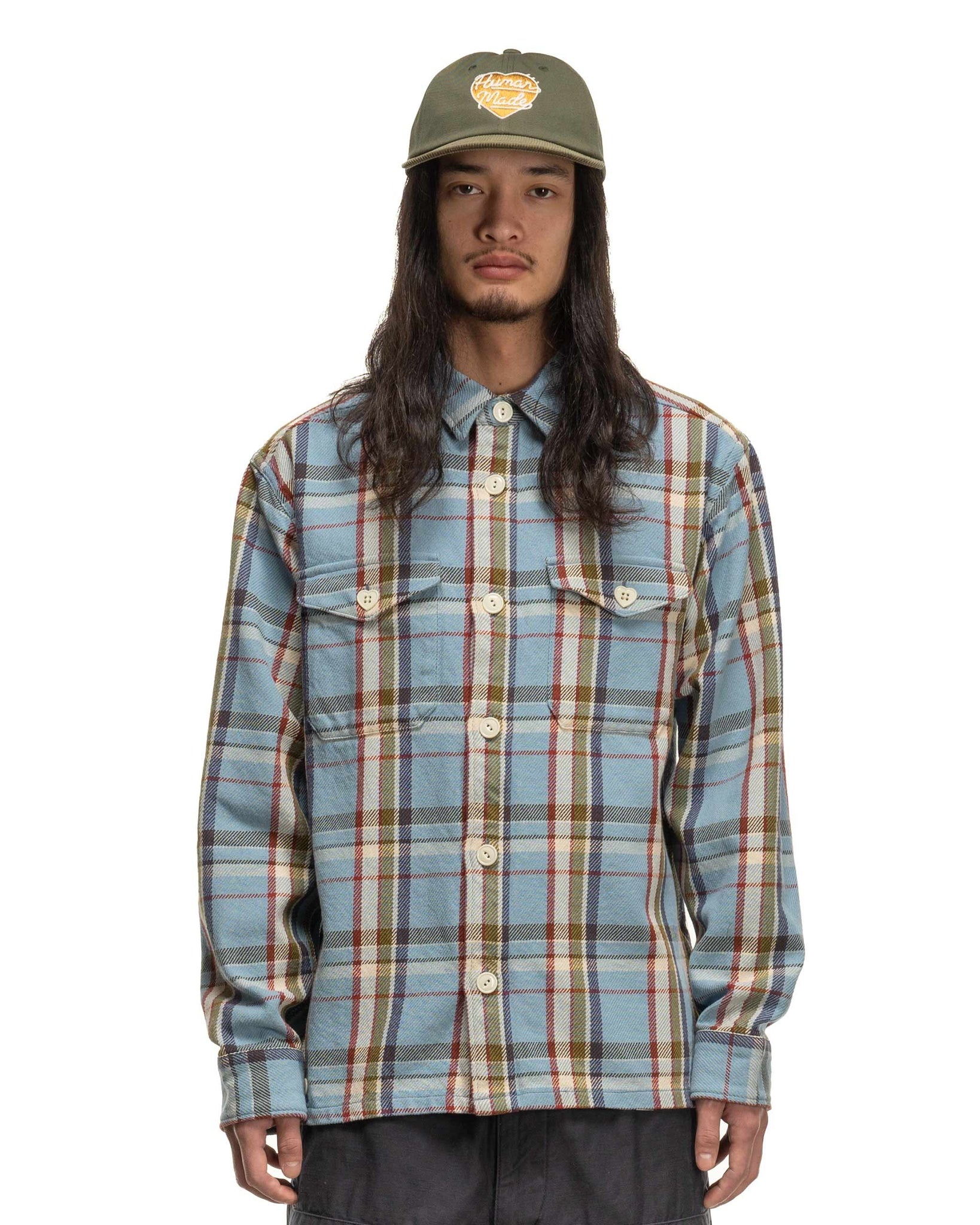 Check Shirt Blue - 4