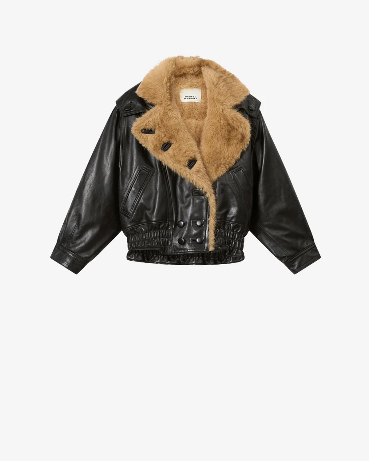 VALINA LEATHER COAT - 1