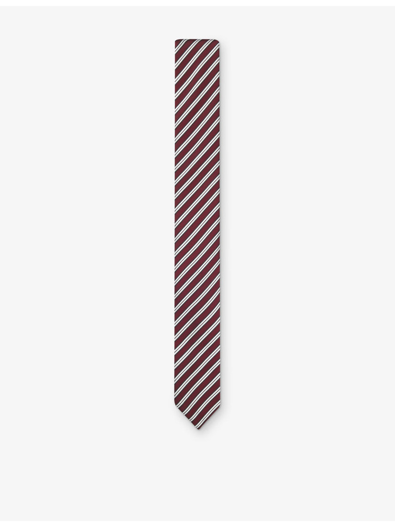 Striped Silk-Blend Tie 1