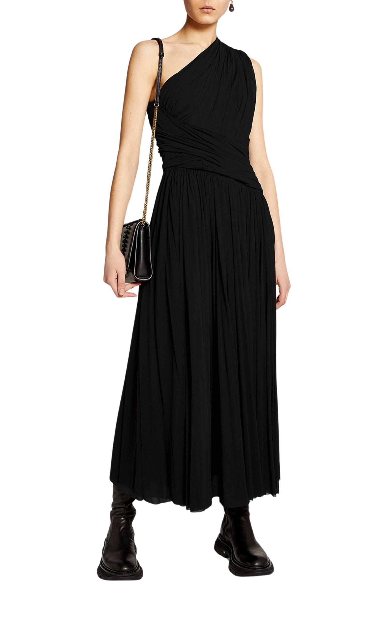 One-shoulder Evening Gown - 5