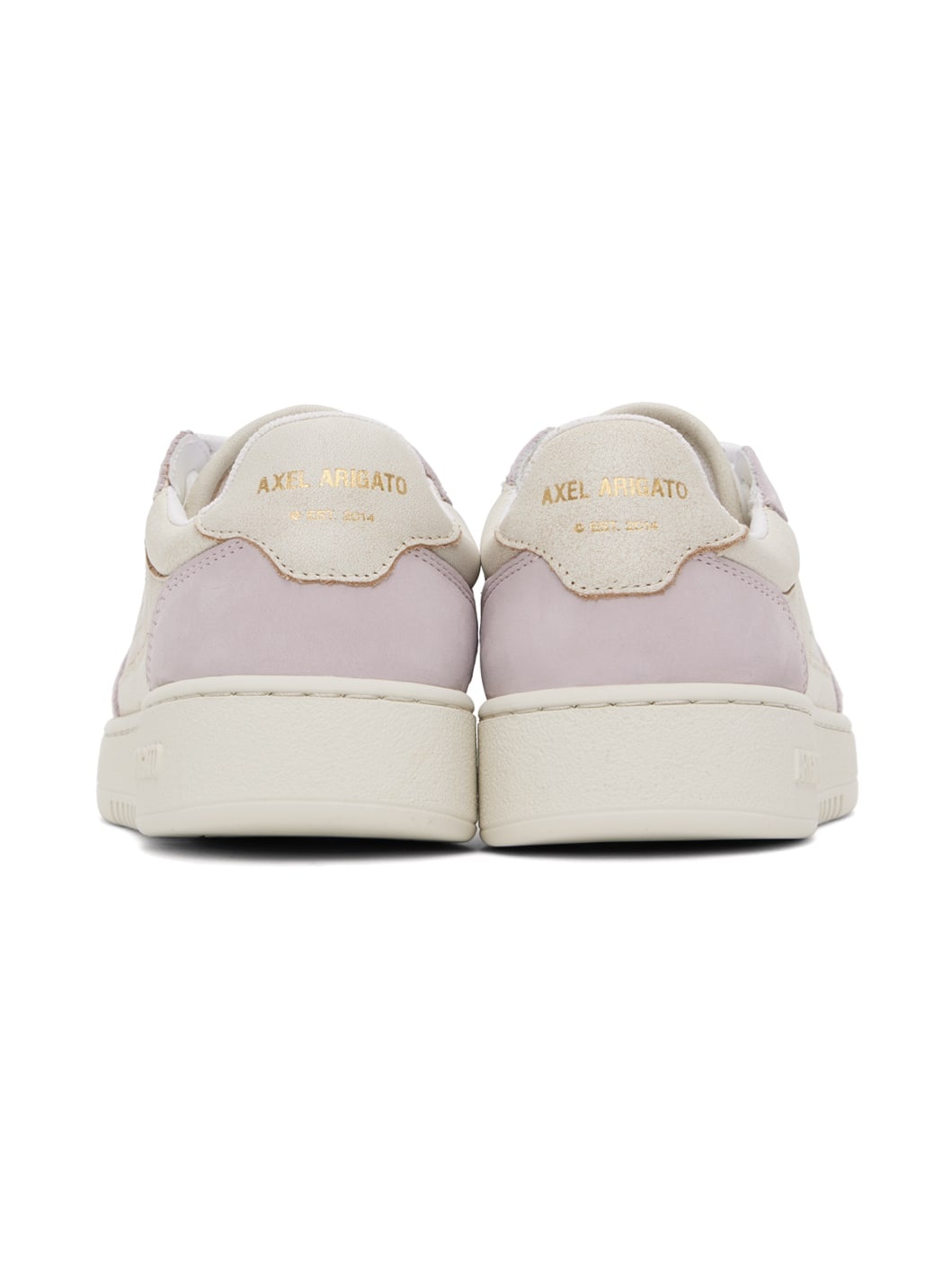 Beige & Purple Dice Lo Sneakers - 2