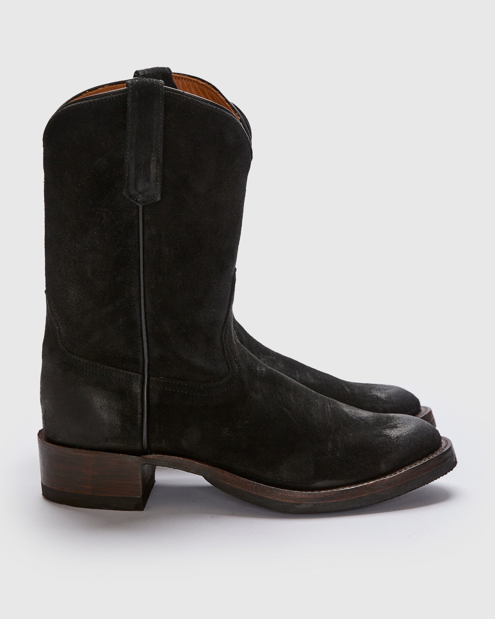 Walker Boot in Black Roughout - 3
