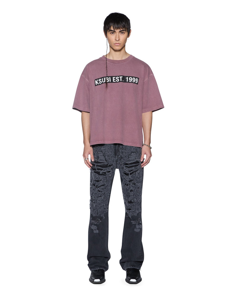 Ksubi KINGS HALEN SS TEE VINTAGE PLUM outlook