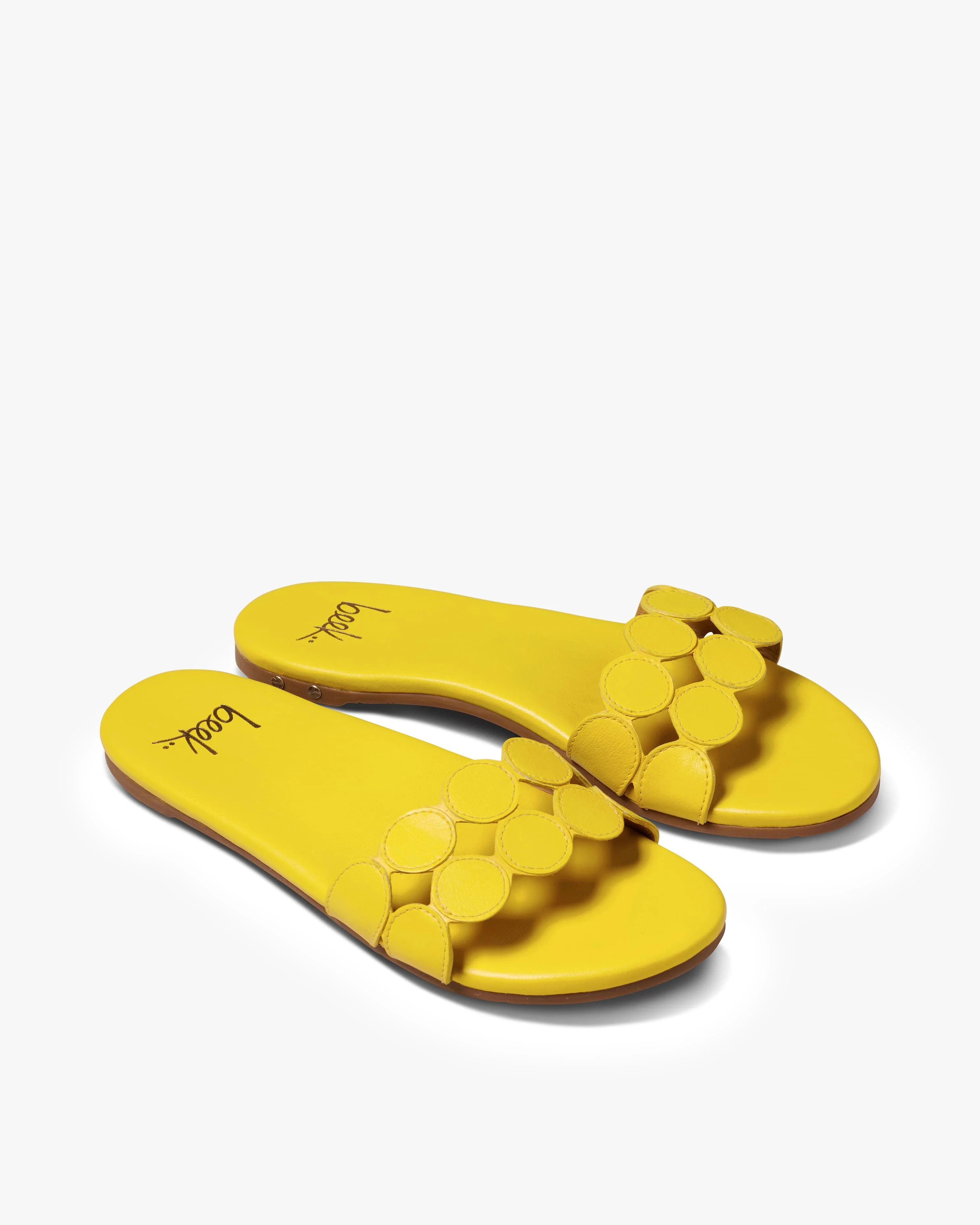 Whirlybird Leather Slide Sandal - 1
