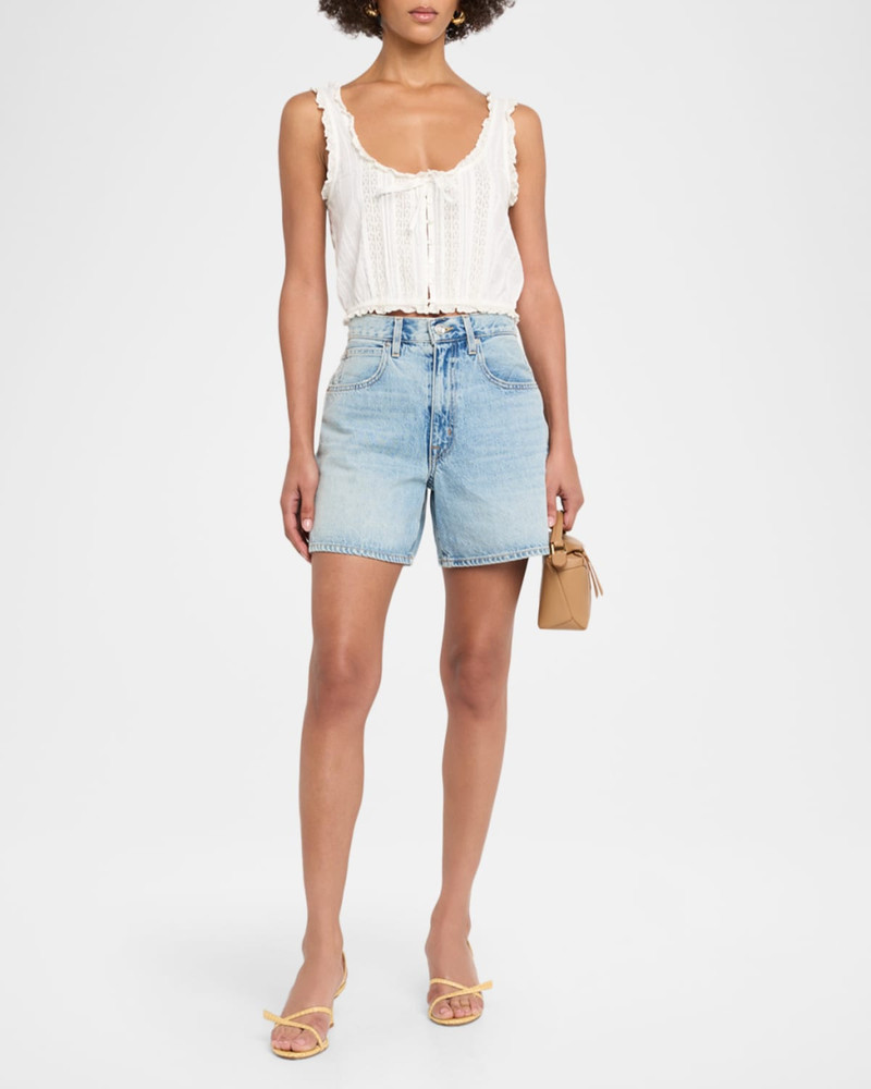 LoveShackFancy Blyss Cotton Sleeveless Top outlook