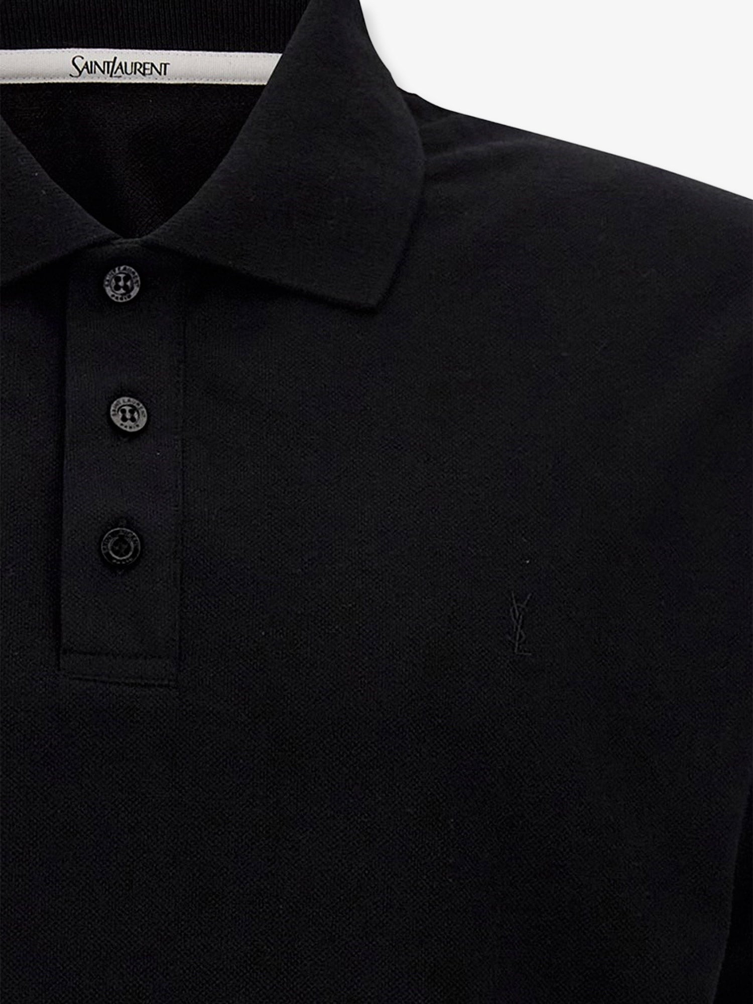 COTTON BLEND POLO SHIRT WITH CASSANDRE EMBROIDERY - 3
