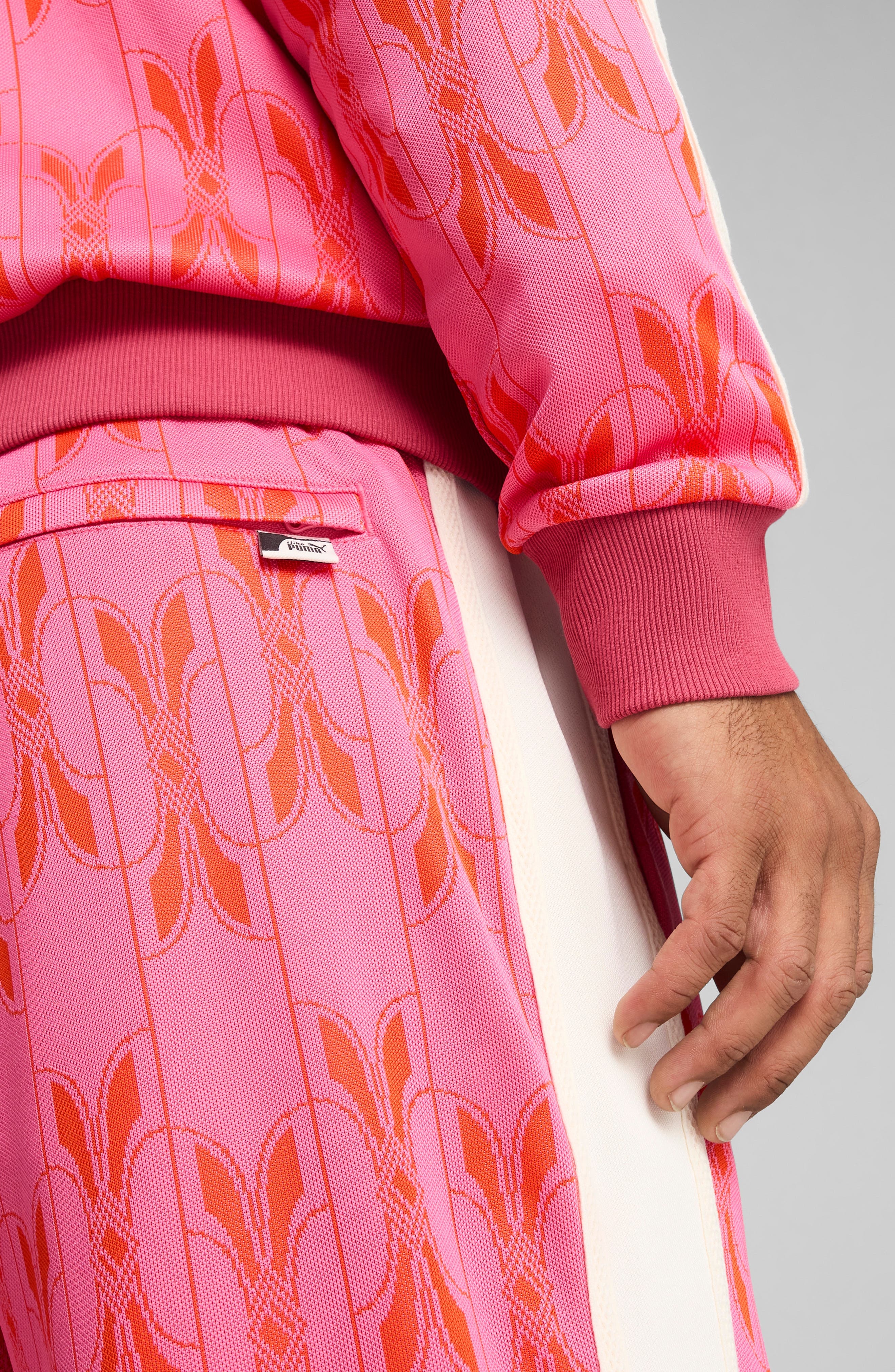 PUMA The Never Worn V T7 Track Pants in Blossom at Nordstrom - 7