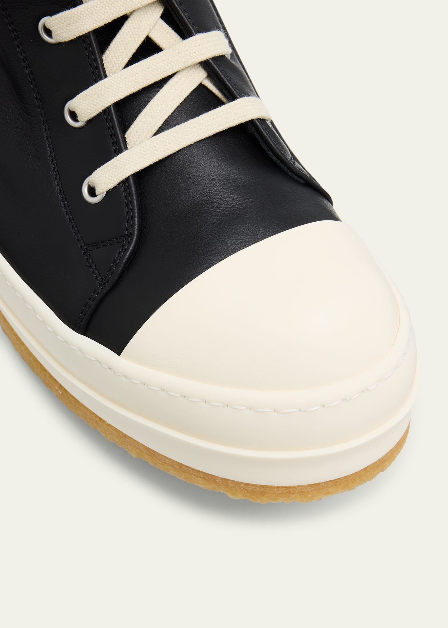 Men's Creep Leather High-Top Sneakers - 6